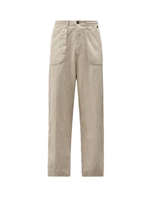 Massimo Osti Elastic PantsPantaloni in cotone e nylon sottoposti a doppia tintura in capo Massimo Osti Studio | MPA103A110500G310 OXFORD TAN